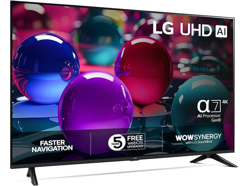 LG 65" UA73 AI 4K UHD Smart TV (2025) 60 - 69 tums TV