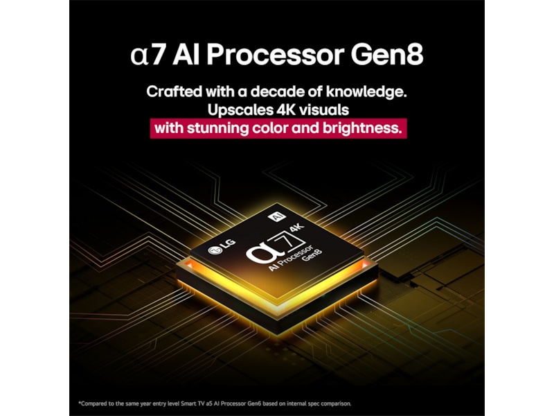 LG 65" UA73 AI 4K UHD Smart TV (2025) 60 - 69 tums TV