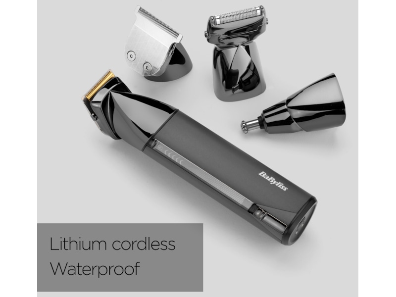 BaByliss Super X Metal 15-i-1 trådlös multitrimmer (svart) Hårtrimmer