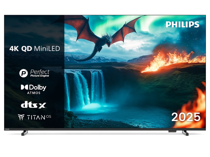 Philips 75" MLED810/12 QD Smart MiniLed TV (2025) 70 - 79 tums TV