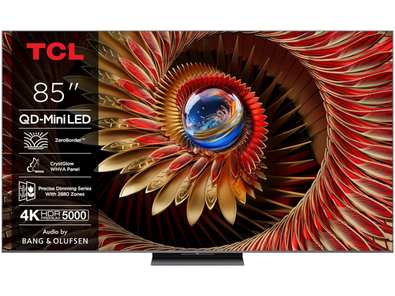 TCL 85" C8K 4K QD-Mini LED Google TV Över 80 tums TV