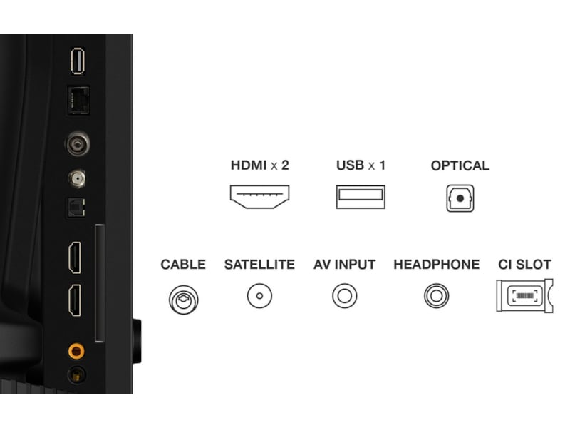 TCL 40" V5C Full HD QLED Android TV 20 - 49 tums TV