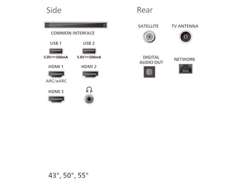 Philips 43" PUS8000/12 4K LED Smart Ambilight TV (2025) 20 - 49 tums TV