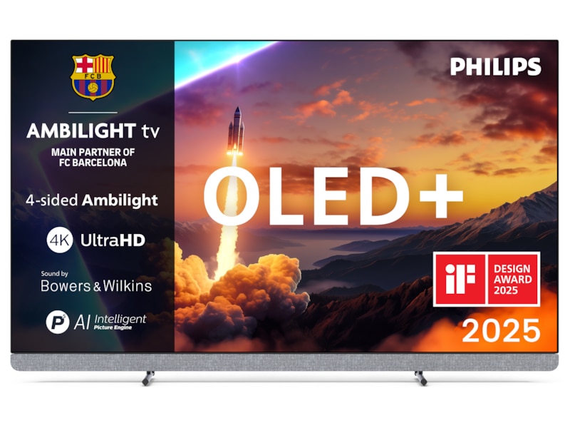 Philips 77" OLED910/12 OLED Plus Smart Ambilight AI TV (2025) 70 - 79 tums TV