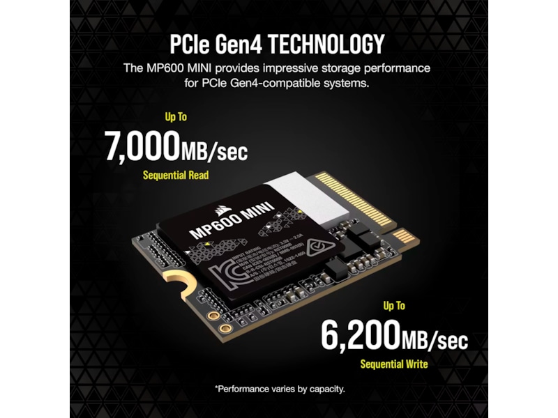 Corsair MP600 MINI NVMe PCIe M.2 2230 SSD 2TB SSD M.2