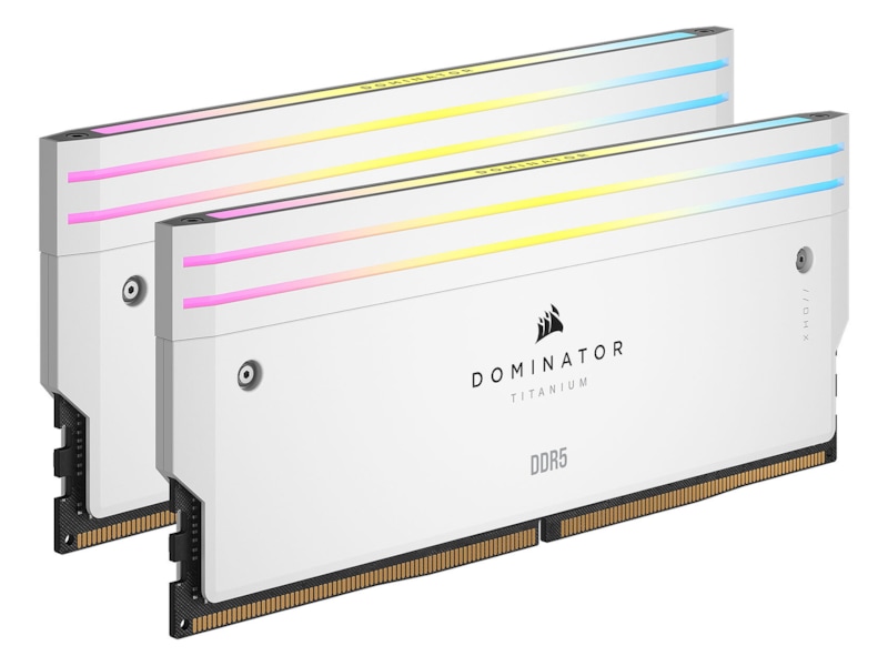 Corsair Dominator Titanium RGB DDR5 6000MHz 64GB (vit) Minne
