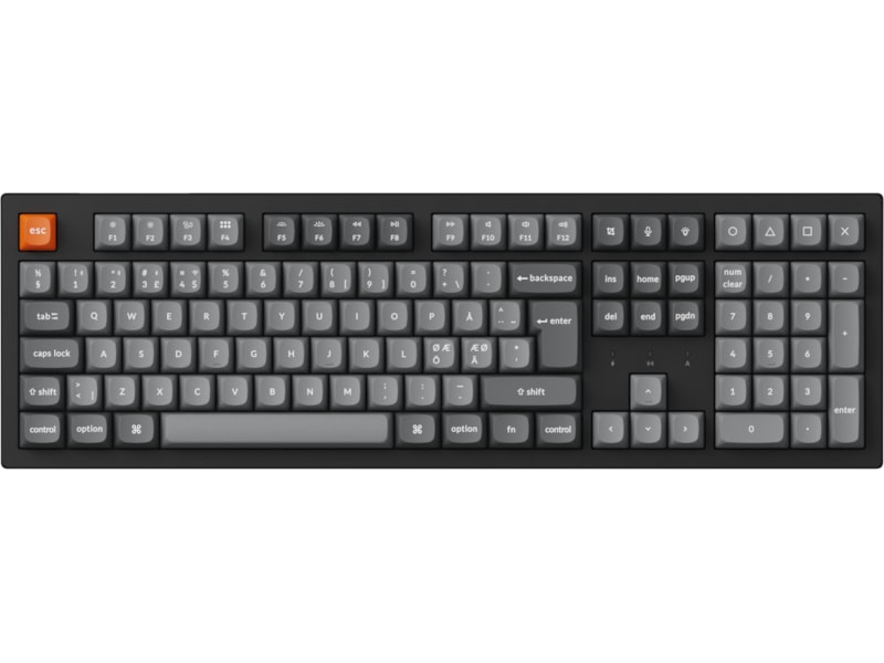 Keychron K10 MAX trådlöst gamingtangentbord (super brown) -B-Grade Demo tangentbord