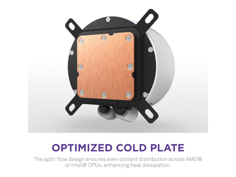 NZXT Kraken 420 Elite V2 RGB Kylare (vit) CPU - Vattenkylning