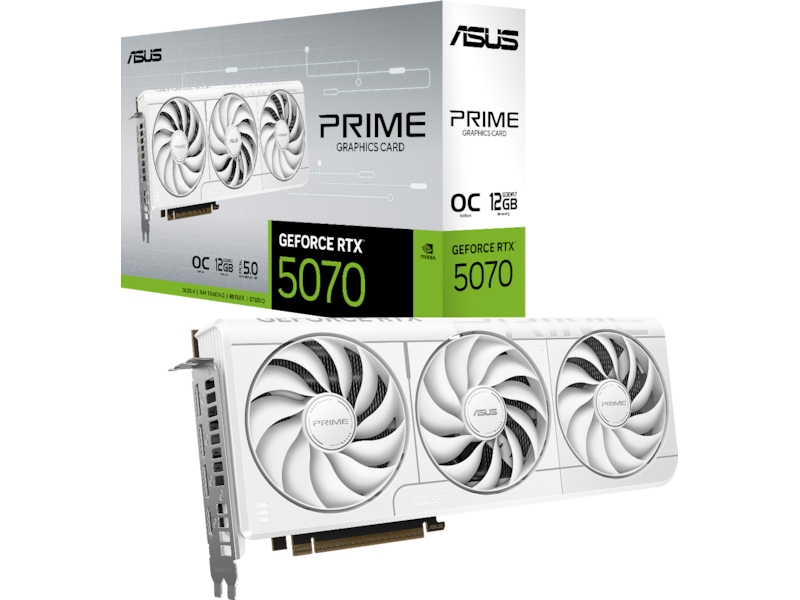 Asus Prime GeForce RTX 5070 OC (vit) Grafikkort