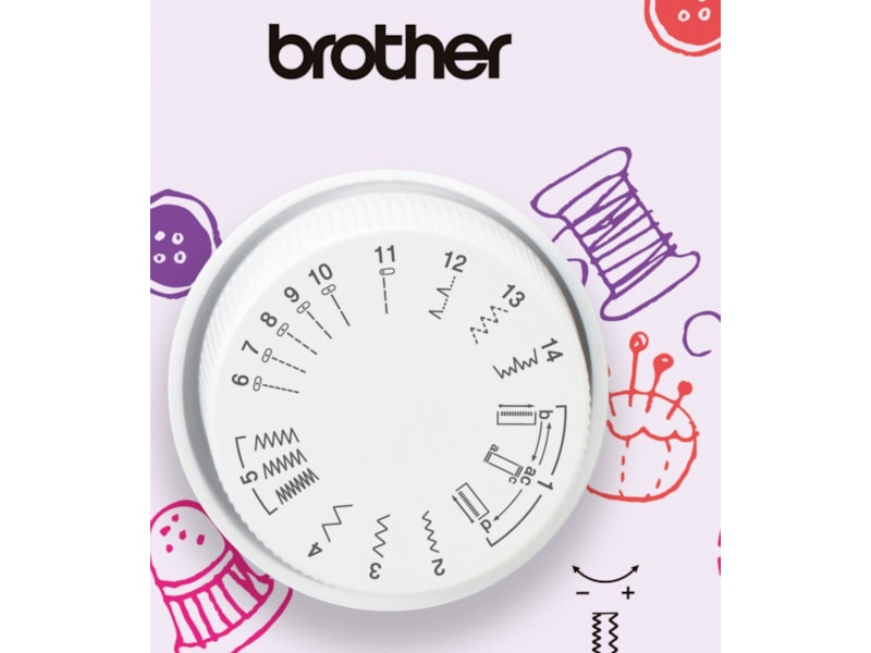 Brother KE14SZW1 Symaskin Symaskiner