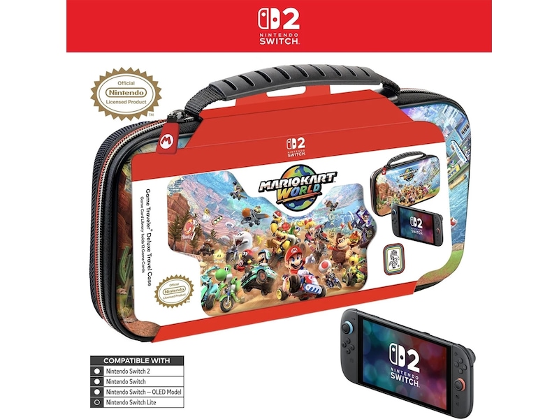 NS2 Deluxe Travel Case NS212 (Mario Kart World) Tillbehör