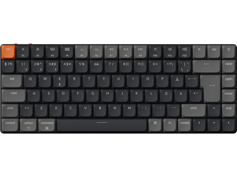 Keychron K3 V3 RGB Aluminium QMK Low Profile 2.0 Super Brown trådlös tangentbord Gamingtangentbord