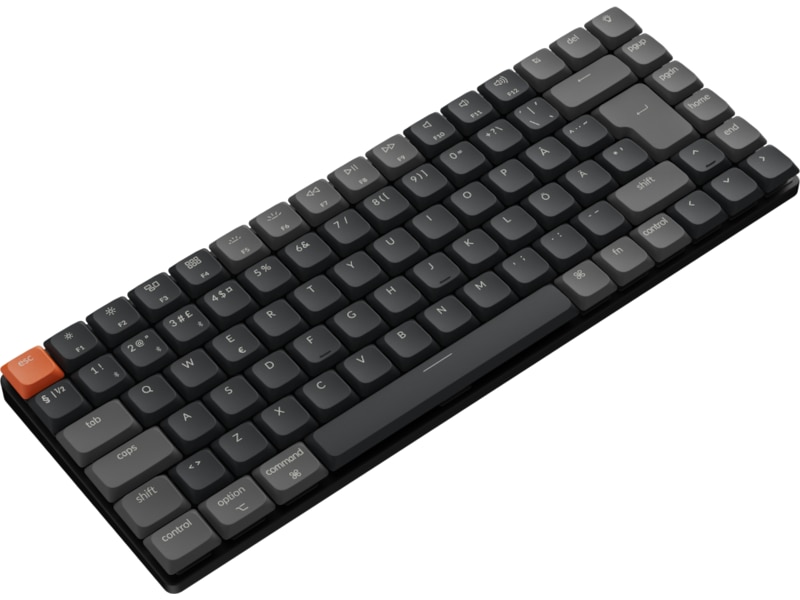 Keychron K3 V3 RGB Aluminium QMK Low Profile 2.0 Super Brown trådlös tangentbord Gamingtangentbord
