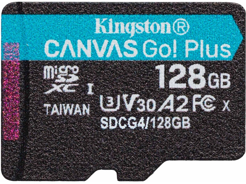 Kingston Canvas Go! Plus microSD 128GB Minneskort