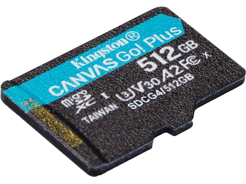 Kingston Canvas Go! Plus microSD 512GB Minneskort