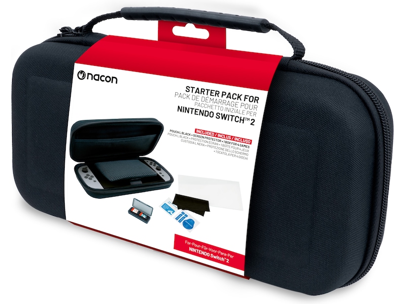 Nacon Rigid Pouch L pack for Nintendo Switch 2 (svart) Tillbehör