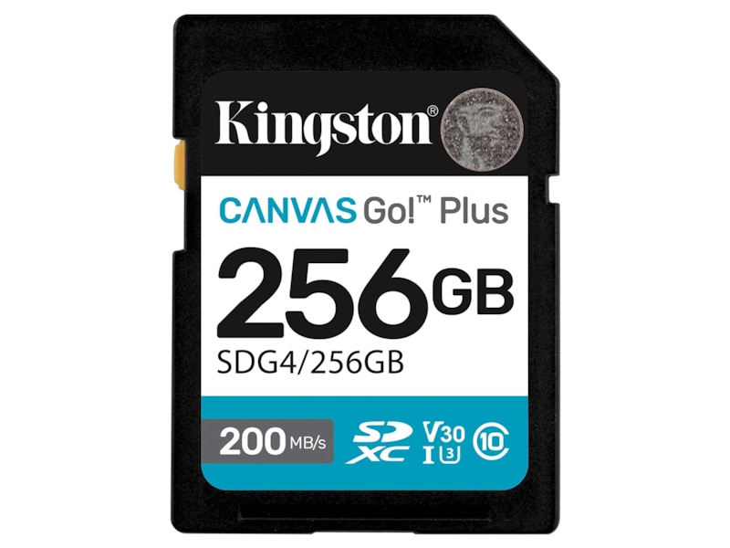 Kingston Canvas Go! Plus SDXC 256GB Minneskort