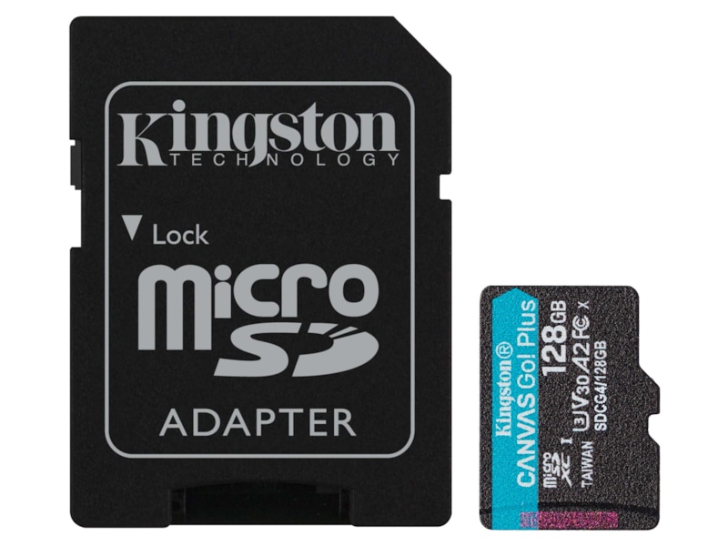Kingston Canvas Go! Plus microSD 128GB Minneskort