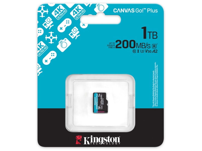 Kingston Canvas Go! Plus microSD 1TB Minneskort