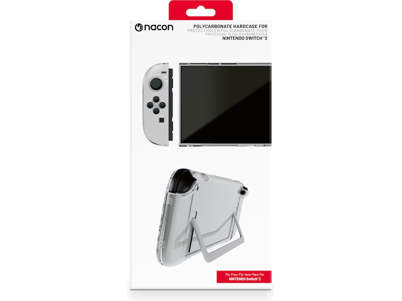 Nacon Clear Protection Case for Nintendo Switch 2 (transparent) Tillbehör