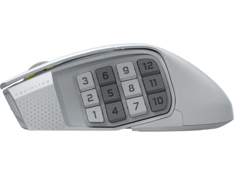 Corsair Scimitar Elite trådlös gamingmus (vit) Gamingmus