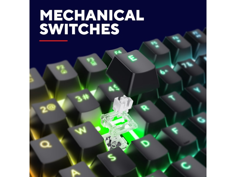 Trust GXT 871 Zora Mekanisk Gamingtangentbord Gamingtangentbord