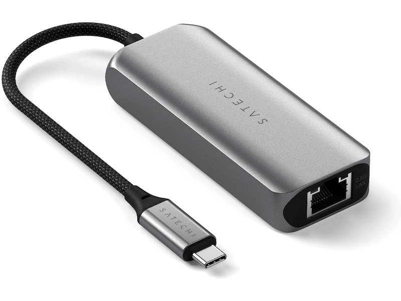 Satechi 4-in-1 USB-C och Ethernet docking (rymdgrå) -B-Grade Demo övrigt i datorer