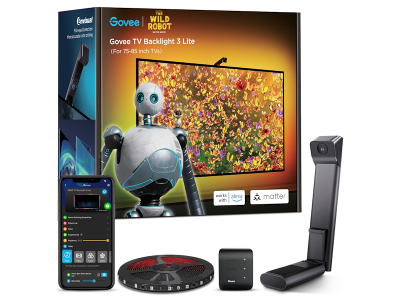 Govee TV Backlite 3 Lite Wild Robot (75-85") Led strips & underhållning
