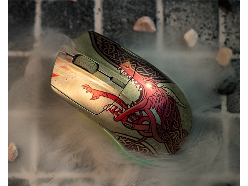 SteelSeries CS2 Dragon Lore Trådlös Gamingmus Gamingmus