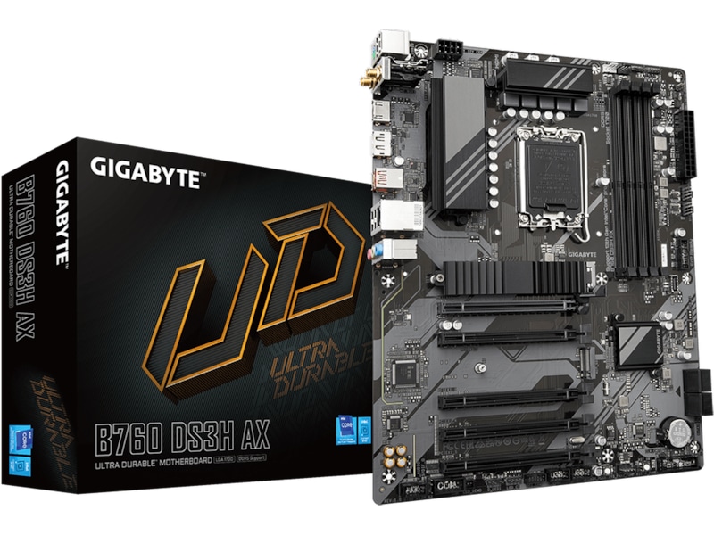 Gigabyte B760 DS3H AX Moderkort Intel Socket