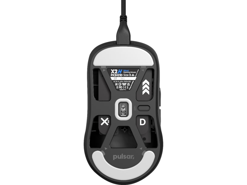 Pulsar X2H Gamingmus (svart) Gamingmus