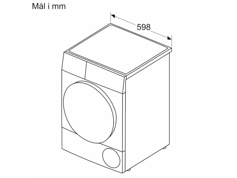 Bosch Series 4 Torktumlare 8 kg (vit) Torktumlare