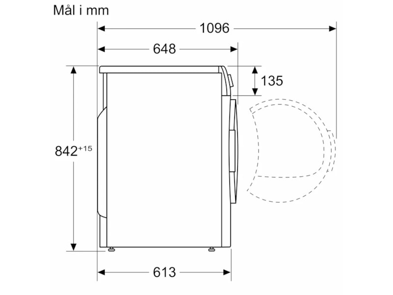 Bosch Series 4 Torktumlare 8 kg (vit) Torktumlare