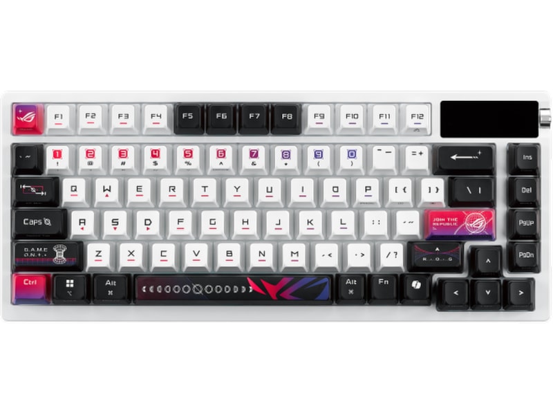Asus M704 ROG Azoth X Trådlös Gamingtangentbord (vit) Gamingtangentbord