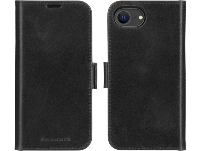 dbramante1928 iPhone 16e Lynge 2-i-1 plånboksfodral (svart) Skydd