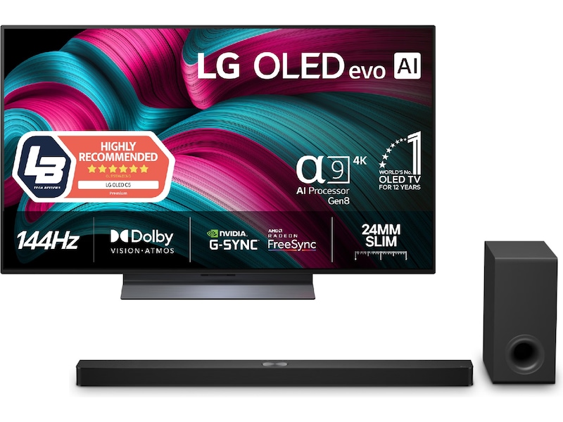 LG 48" C5 AI 4K OLED Smart TV (2025) Bundle 20 - 49 tums TV