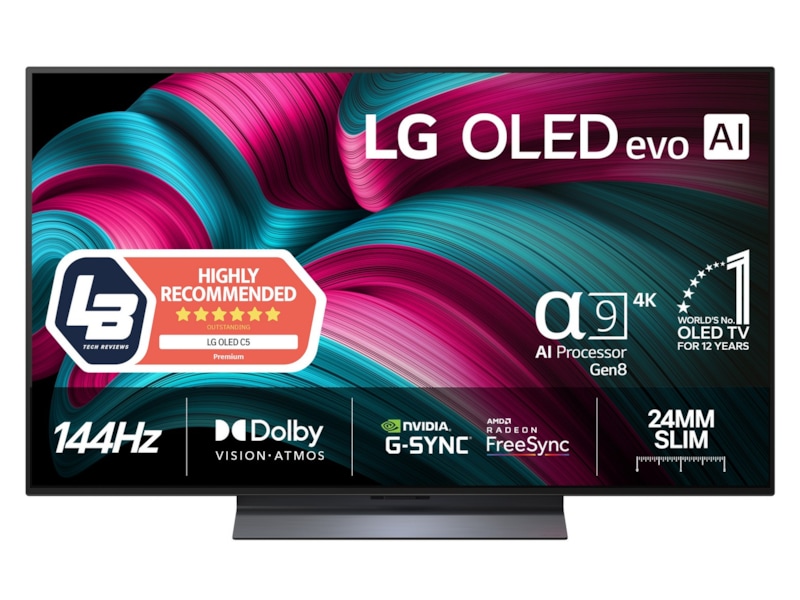 LG 48" C5 AI 4K OLED Smart TV (2025) Bundle 20 - 49 tums TV