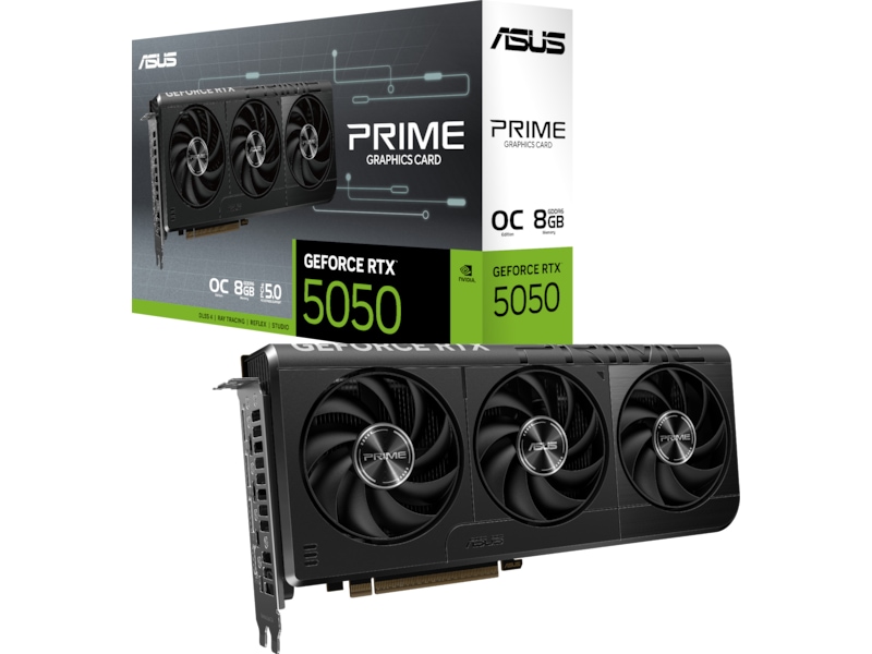 ASUS PRIME GeForce RTX™ 5050 8GB GDDR6 OC Edition Grafikkort