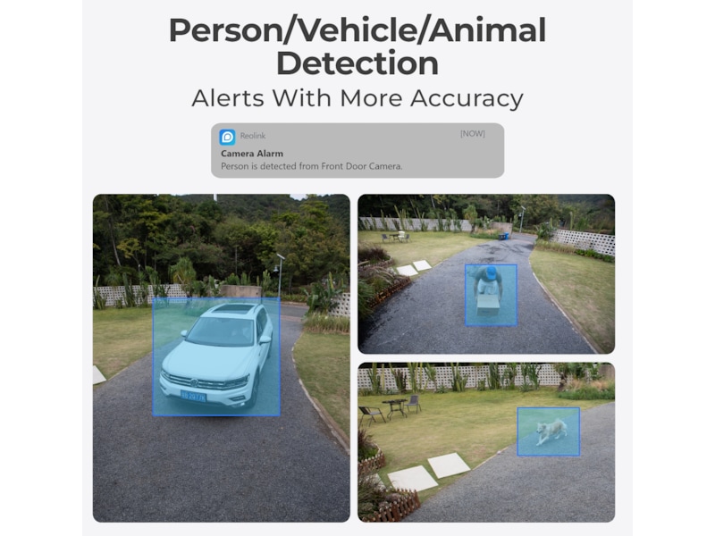 Reolink E1 Outdoor WiFi övervakningskamera utomhus (svart) Övervakningskamera