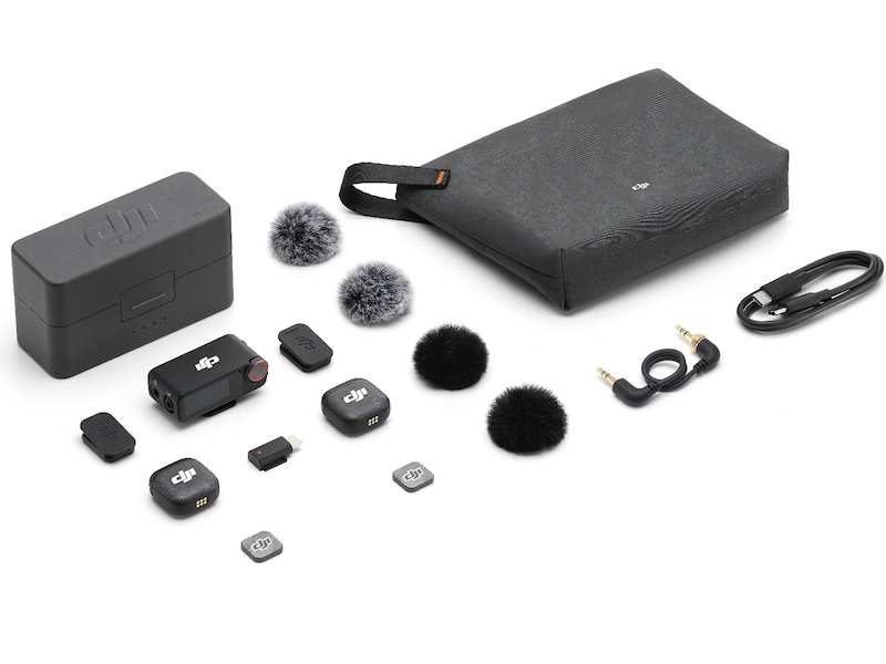 DJI Mic 3 (2 TX + 1 RX + Charging Case) Kameramikrofon