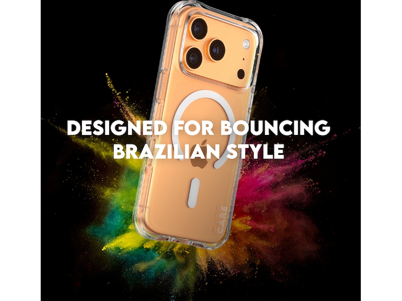 PanzerGlass CARE iPhone 17 Pro Samba Hardcase skal (transparent/vit) Skydd