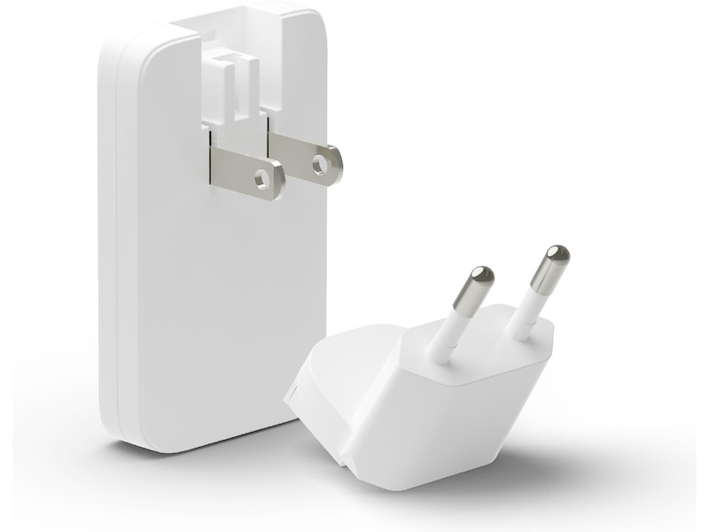 dbramante1928 re-charge Pro EU/US Slim Väggladdare (vit) Mobilladdare