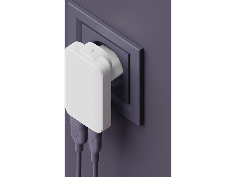 dbramante1928 re-charge Pro EU/US Slim Väggladdare (vit) Mobilladdare
