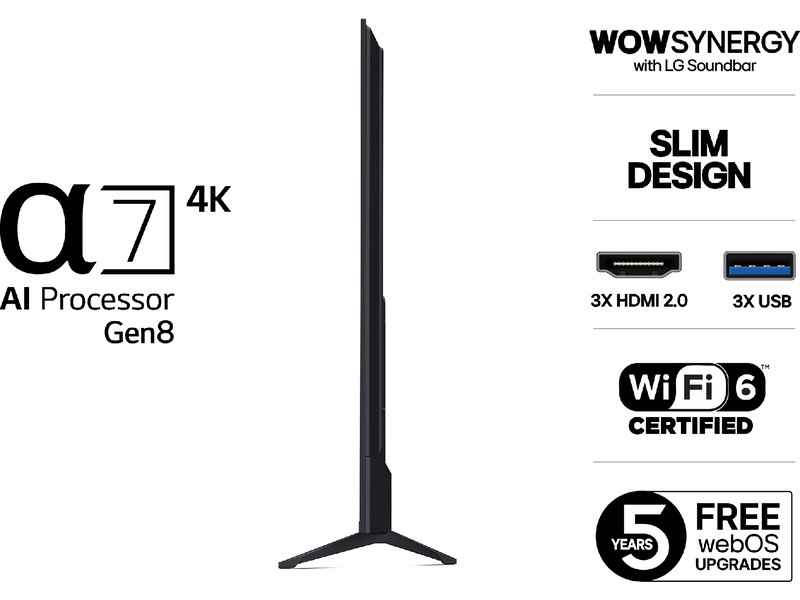 LG 75'' UA75 AI 4k Smart TV (2025) 70 - 79 tums TV