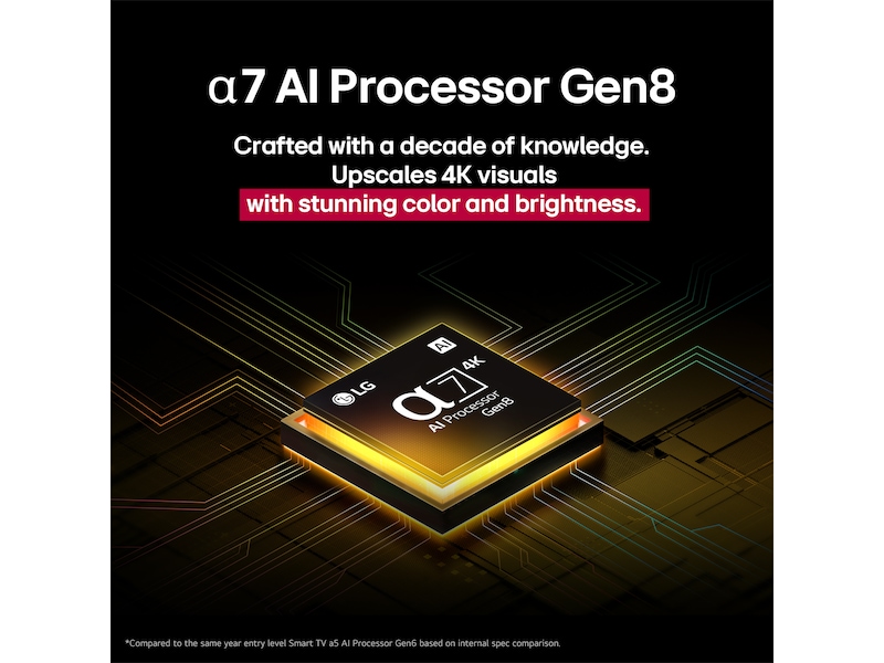 LG 75'' UA75 AI 4k Smart TV (2025) 70 - 79 tums TV