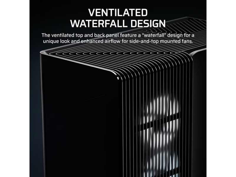 Corsair FRAME 4500X LX-R RGB Mid Tower (svart) Midi tower