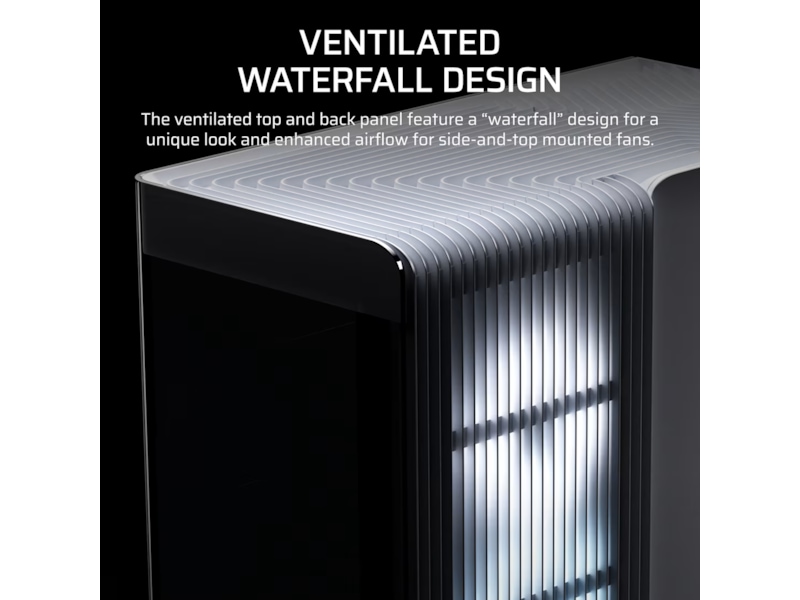 Corsair FRAME 4500X LX-R RGB Mid Tower (vit) Midi tower