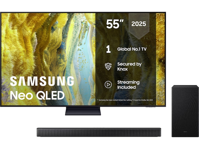 Samsung 55" QN73F Neo QLED 4K Mini LED Smart TV (2025) 50 - 59 tums TV