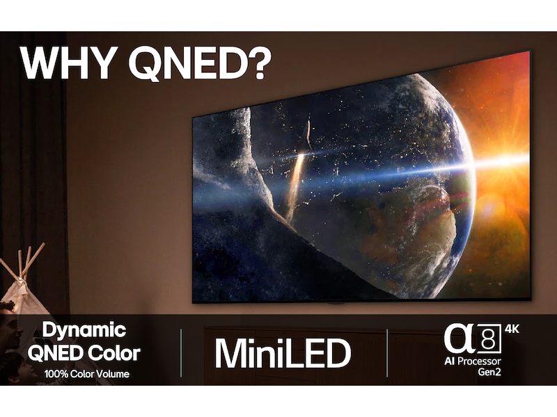 LG 75'' QNED85 evo AI MiniLED 4k Smart TV (2025) 70 - 79 tums TV