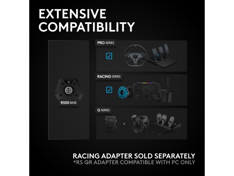 Logitech G RS50 Xbox/PC Ratt & pedaler